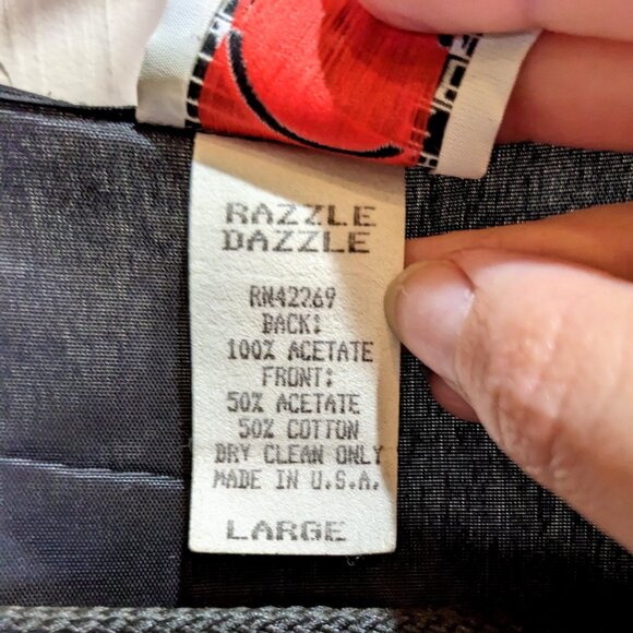 Vintage 90s Tapestry Vest Womens Large Floral Sleeveless Boho Grunge Top - Picture 5 of 6